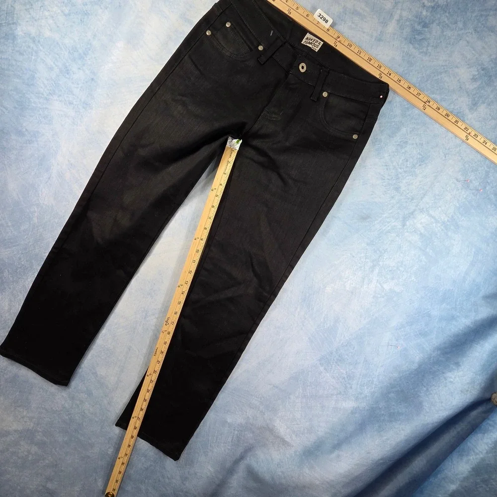 Naked & Famous Skinny Guy Black Power Stretch Denim Jeans Mens 31 013011